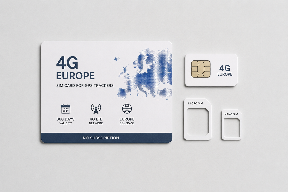 Trackeur Pro SIM — Carte SIM 4G pour Traceur GPS