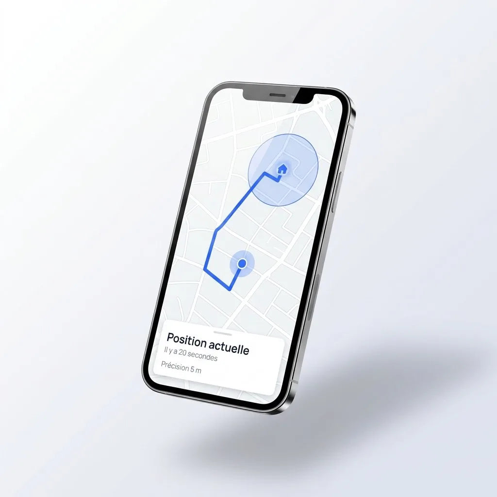 Traceur GPS OBD — suivi du véhicule en temps réel sur l'application mobile